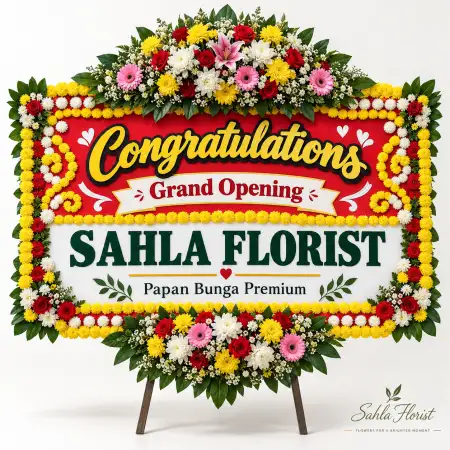 Papan Bunga Ucapan Selamat Sukolilo